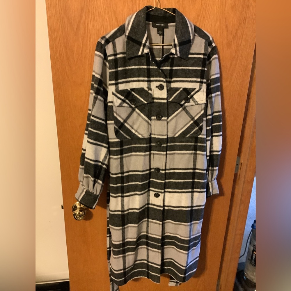 Halogen belted shirt dress - size S